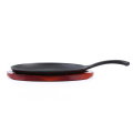 Cast Iron Preseasoned Sizzling Fajita Plate Set